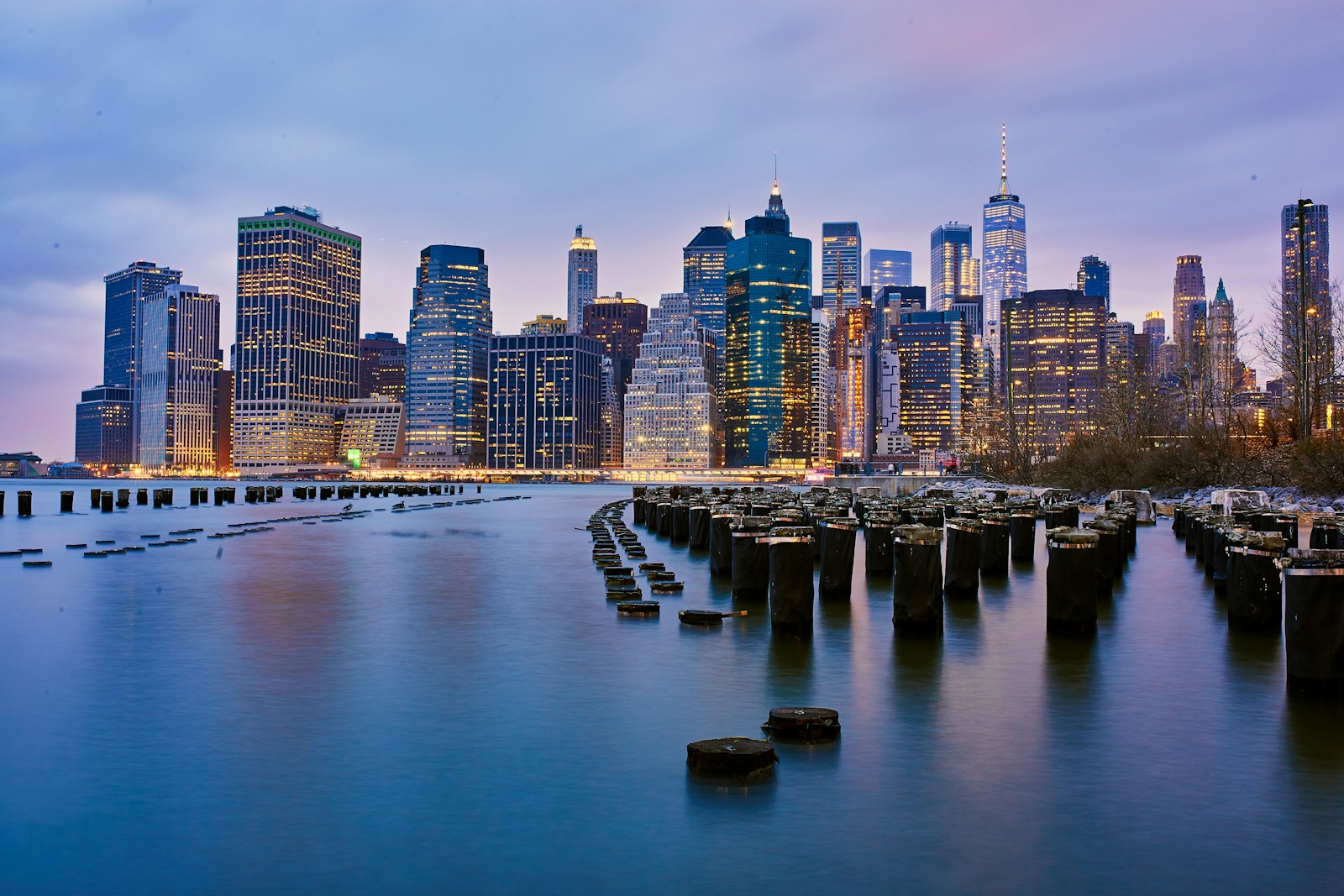 Photo by Mathew Schwartz city buildings during nighttime in panoramic view photography