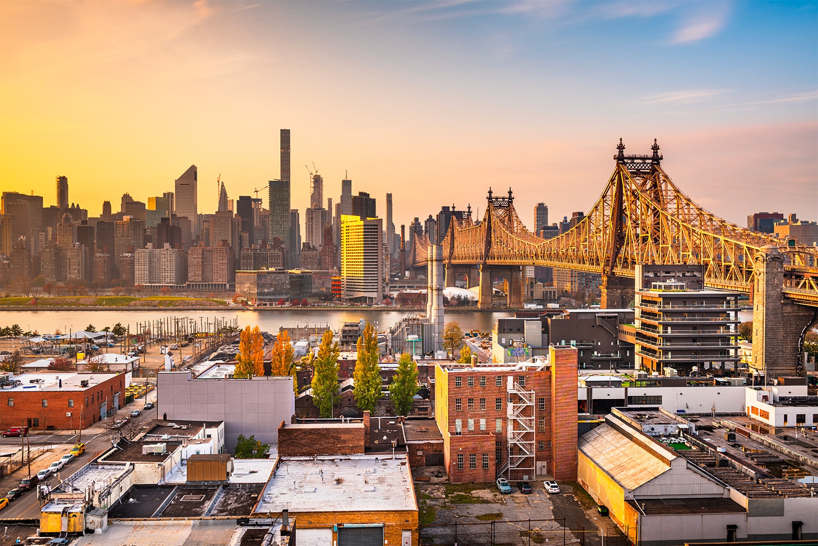 Vue sur Manhattan depuis le Queens